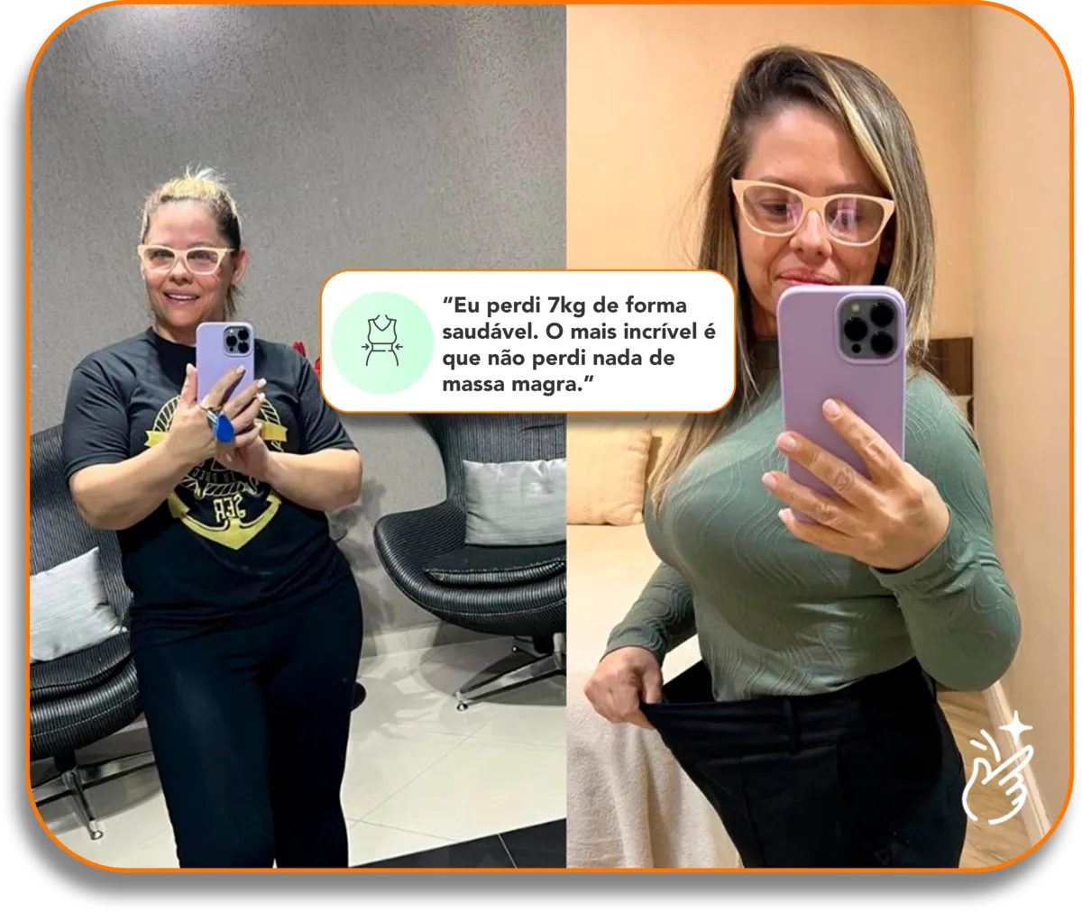 Resultado real: perda de 7kg sem perder massa magra com Magra em Casa